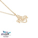 آویز ساعت طلا - طرح اسلیمی