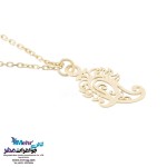 آویز ساعت طلا - طرح بتهجقه