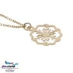 آویز ساعت طلا - طرح برف