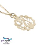 آویز ساعت طلا - طرح گل