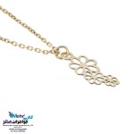 آویز ساعت طلا - طرح گل