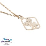آویز ساعت طلا - طرح گل