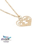 آویز ساعت طلا - طرح پرندههای عاشق