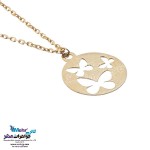 آویز ساعت طلا - طرح پروانه