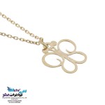 آویز ساعت طلا - طرح پروانه