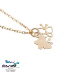 آویز ساعت طلا - طرح پروانه