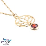 آویز ساعت طلا - طرح لوتوس