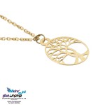 آویز ساعت طلا - طرح درخت