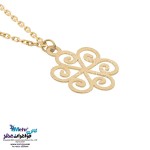 آویز ساعت طلا - طرح گل