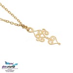 آویز ساعت طلا - طرح اسلیمی