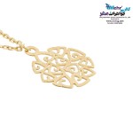 آویز ساعت طلا - طرح اسلیمی
