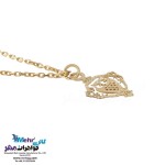 آویز ساعت طلا - طرح جغد