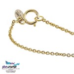 آویز ساعت طلا - طرح جغد و شاخه