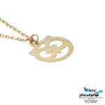 آویز ساعت طلا - طرح جغد