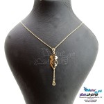 گردنبند طلا - طرح گل