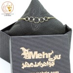 دستبند طلا - طرح دایره‌ها