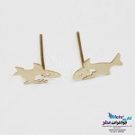 گوشواره طلا - طرح کوسه