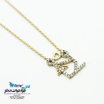گردنبند طلا - طرح عاشقانه
