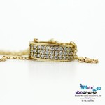 گردنبند طلا - طرح بیضی