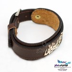دستبند طلا و چرم - طرح شعر