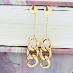 گوشواره طلا - طرح کارتیه