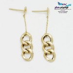 گوشواره طلا - طرح کارتیه
