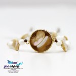 دستبند طلا و سنگ - طرح ون‌کلیف