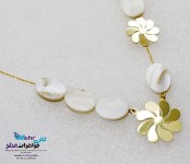 گردنبند طلا - طرح گل خورشیدی