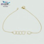 دستبند طلا - طرح هندسی