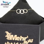 دستبند طلا - طرح هندسی