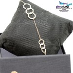 دستبند طلا - طرح هندسی
