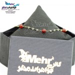دستبند طلا و سنگ - طرح استار
