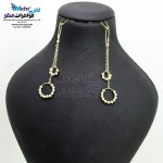 گوشواره طلا - طرح گوی تراش