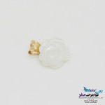آویز طلا - طرح گل
