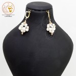 گوشواره طلا - طرح مروارید نشان