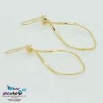 گوشواره طلا - طرح منحنی