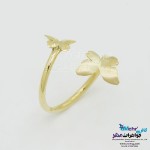 انگشتر طلا - طرح پروانه