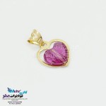 آویز طلا - سنگ سواروسکی قلب