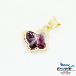 آویز طلا - سنگ سواروسکی پروانه
