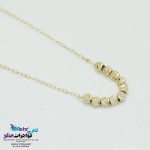 گردنبند طلا - طرح گوی تراش