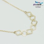 گردنبند طلا - طرح هندسی