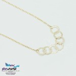 گردنبند طلا - طرح هندسی