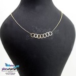 گردنبند طلا - طرح هندسی
