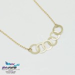 گردنبند طلا - طرح هندسی