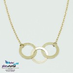 گردنبند طلا - طرح هندسی