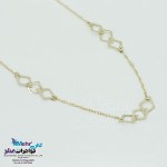 گردنبند طلا - طرح هندسی