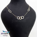 گردنبند طلا - طرح هندسی