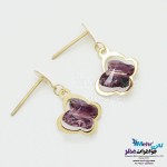 گوشواره طلا - سنگ سواروسکی پروانه