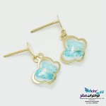 گوشواره طلا - سنگ سواروسکی پروانه