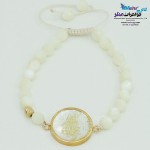 دستبند طلا و سنگ - طرح وان یکاد